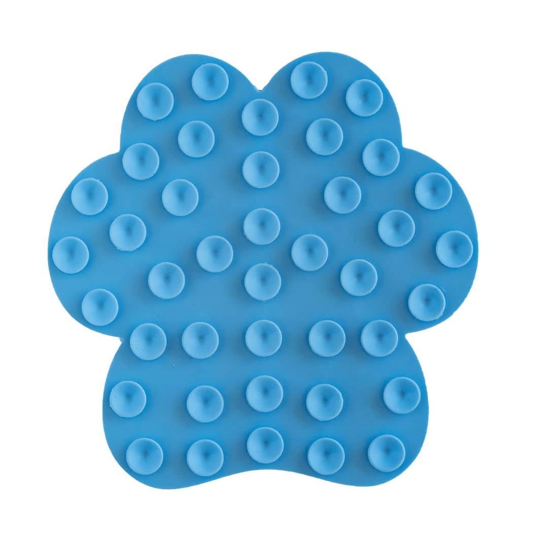 Blue Lick Mat w Suction