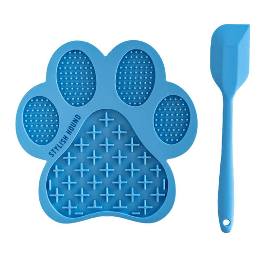 Blue Lick Mat w Suction
